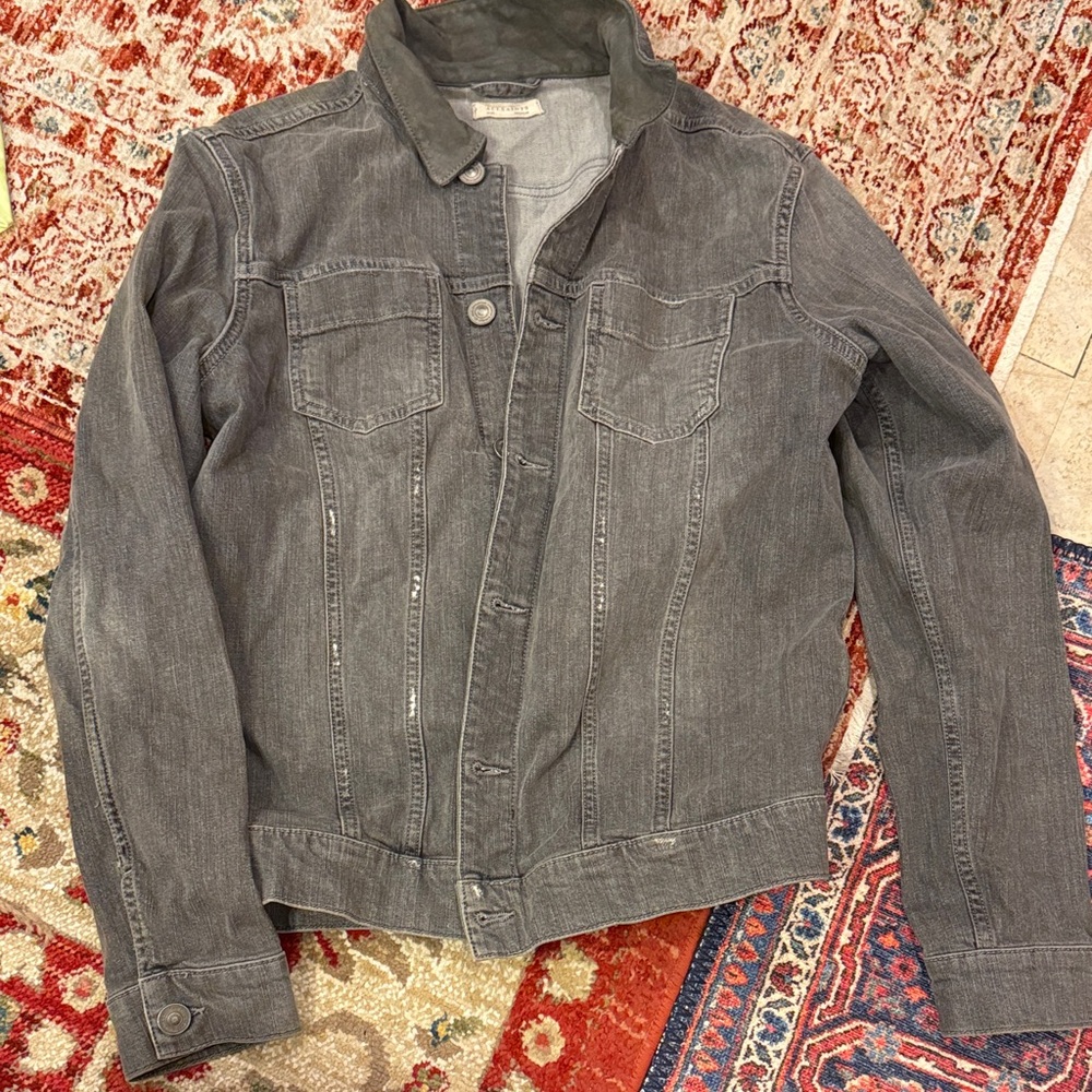 All Saints Gray Denim Jacket